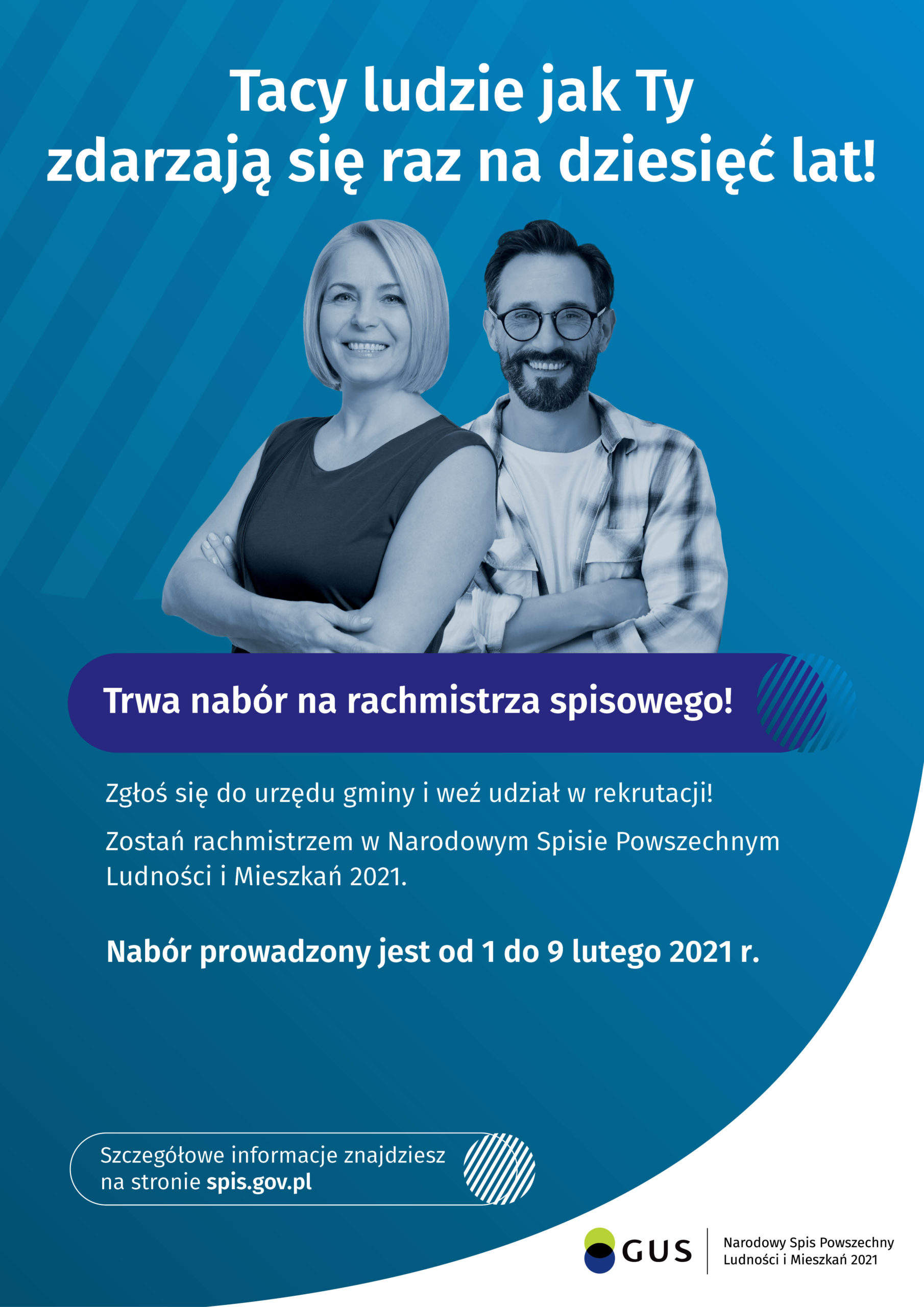 plakat Zostań rachmistrzem spisowym