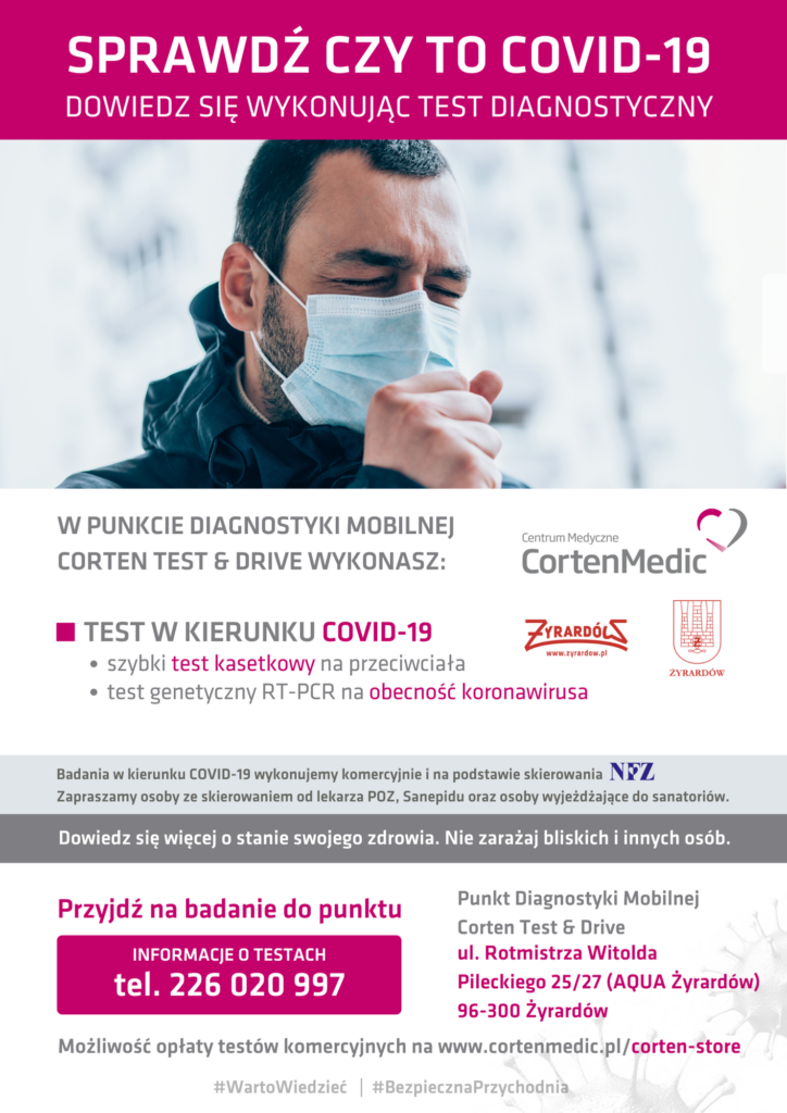 Plakat COVID - Żyrardów