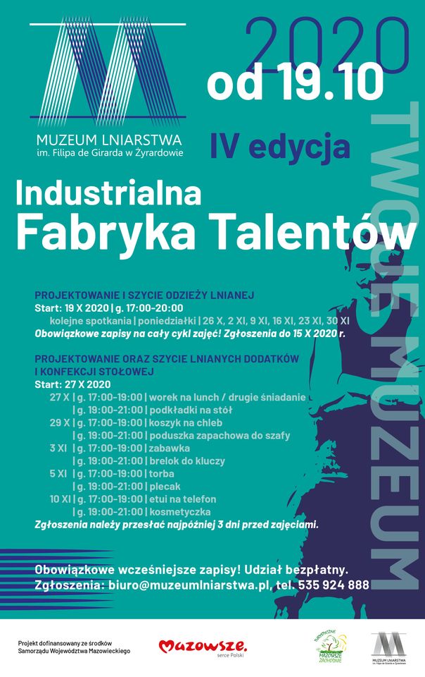 Plakat industrialna fabryka talentów