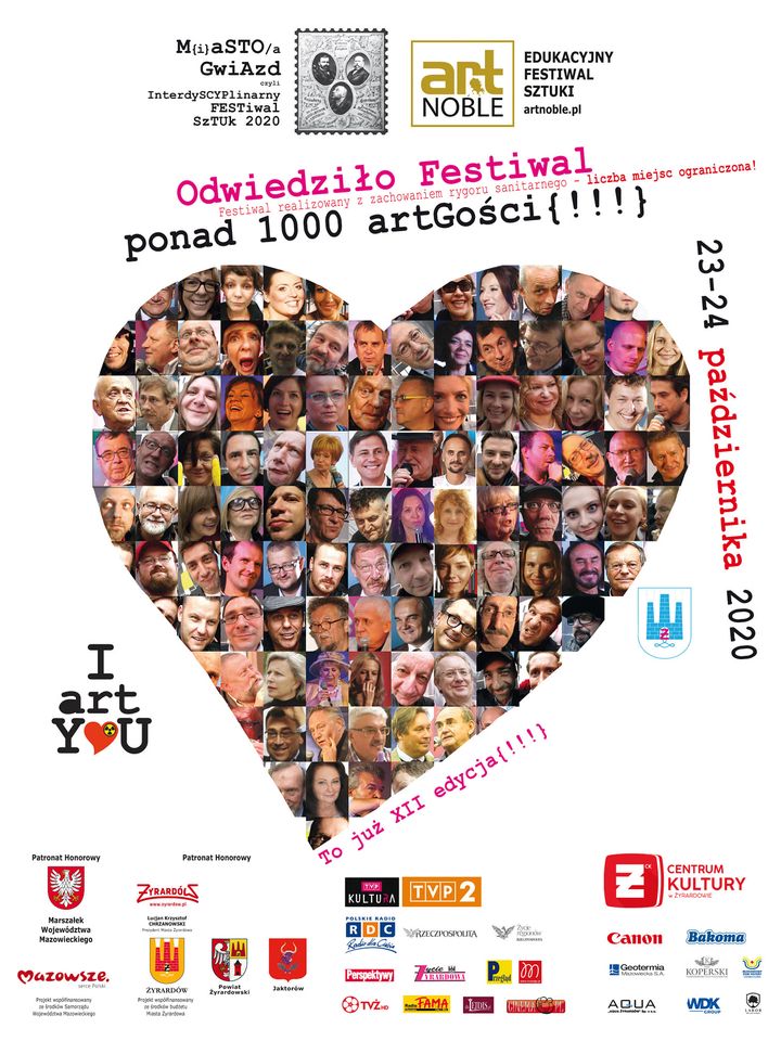 plakat festiwalu miasto gwiazd