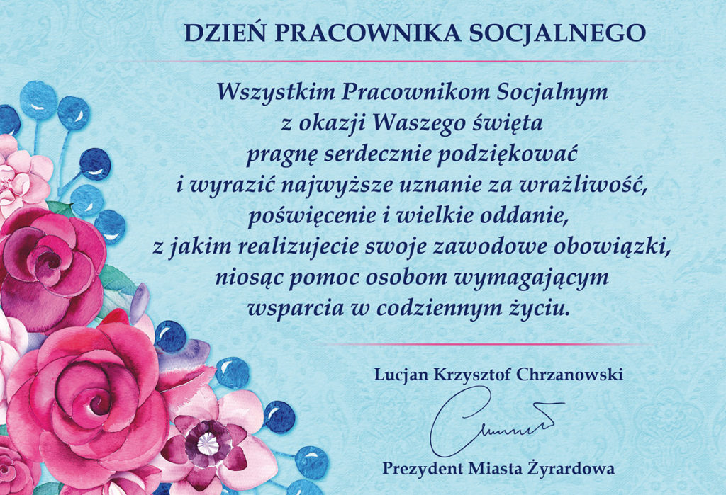 Życzenia prezydenta miasta