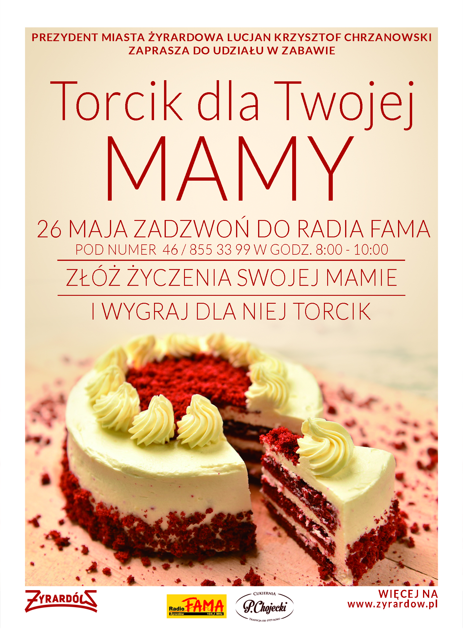 plakat torcik dla mamy