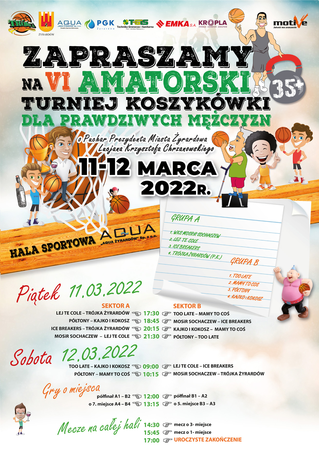 Amatorski Turniej Koszykowki O Puchar Prezydenta Miasta Zyrardowa Portal Urzedu Miasta Zyrardowa