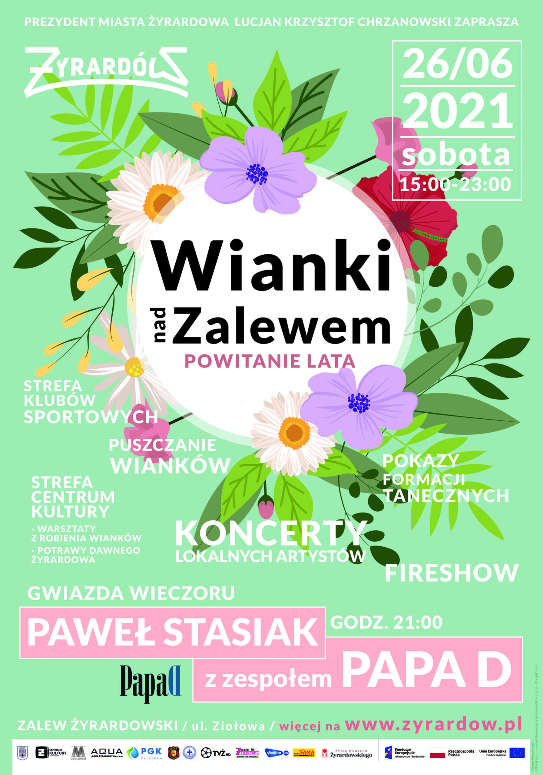 plakat wianki nad zalewem